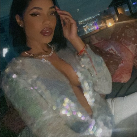 Diane von Furstenberg Multicolor/Silver Sequin Top - Picture 9 of 10